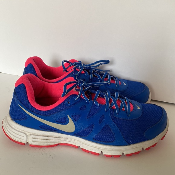 Nike Womens Revolution 2 554900-407 Blue Running Shoes Sneakers Size 11 - Picture 3 of 7
